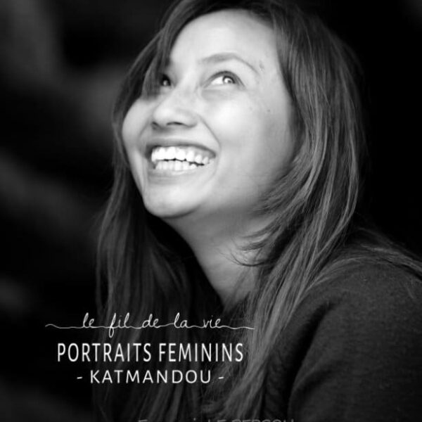 Couverture du livre sur les portraits de femmes à Katmandou