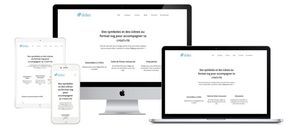 dideo est un site responsive